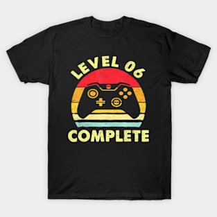 Level 6 Complete  Celebrate 6th Wedding T-Shirt